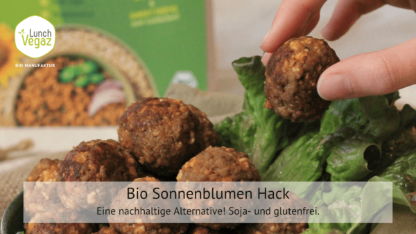 Sonnenblumen Hack ist eine nachhaltige Fleischalternative