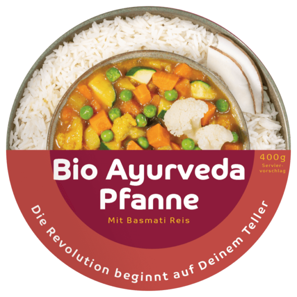 Bio Ayurveda Pfanne mit Basmati Reis
