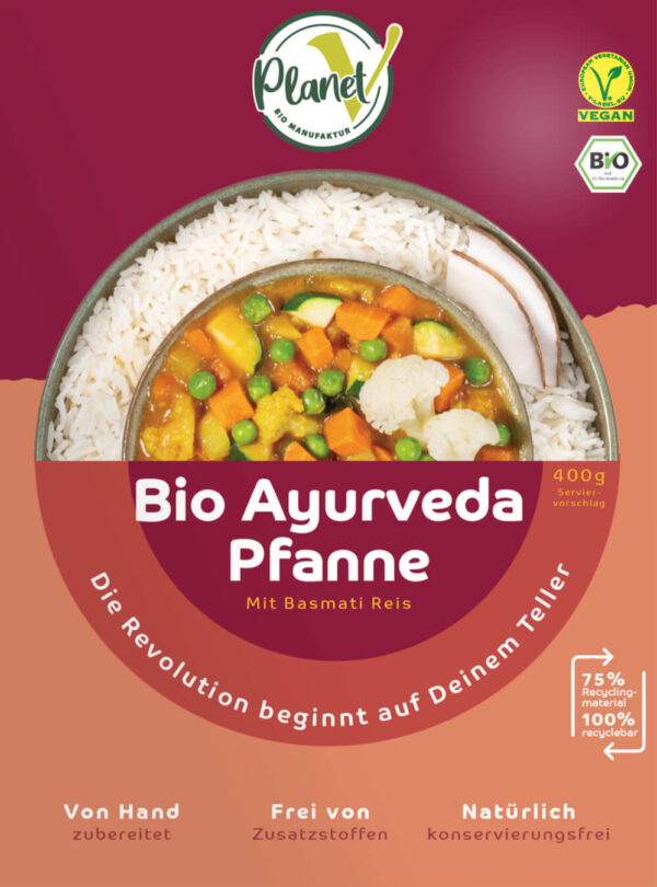 Bio Ayurveda Pfanne mit Basmati Reis