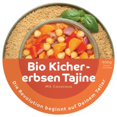 Bio Kichererbsen Tajine mit Couscous