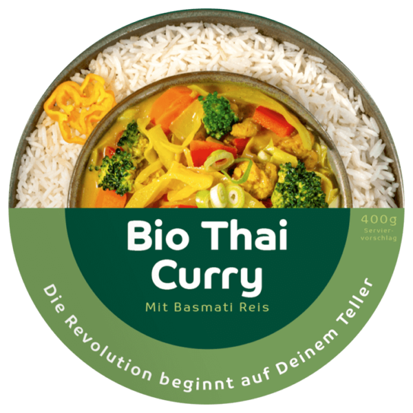 Bio Thai Curry mit Basmati Reis